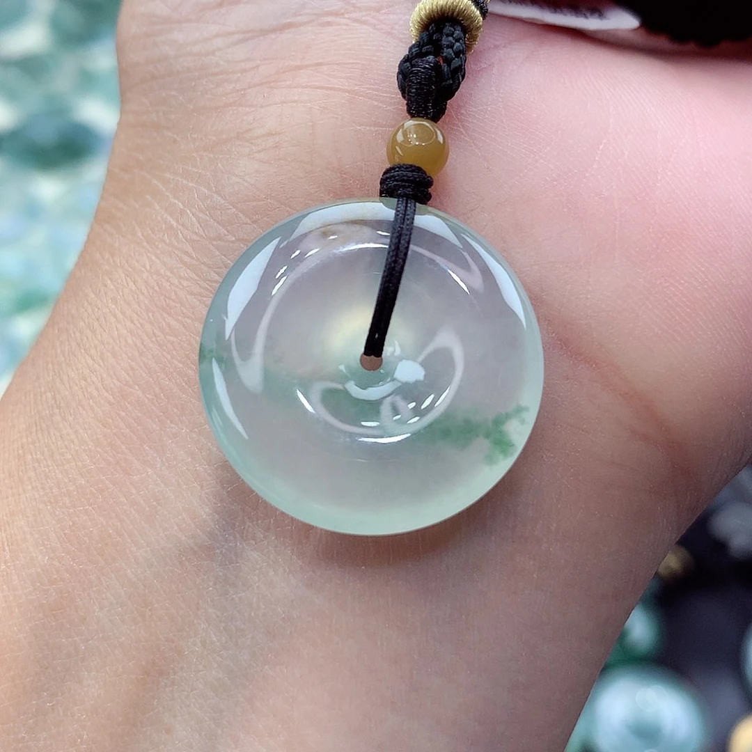 颈饰未镶嵌翡翠编号47尺寸23.3-5.5