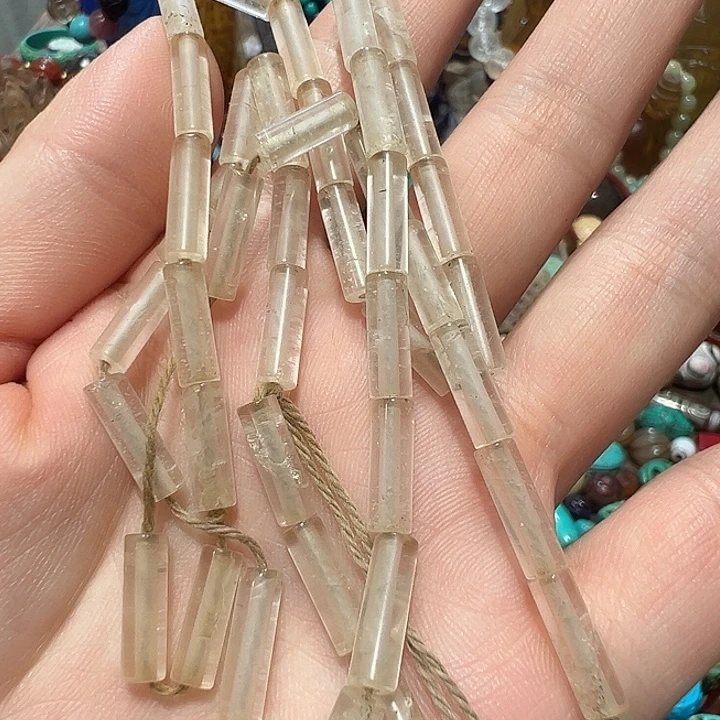 颈饰未镶嵌水晶桶珠