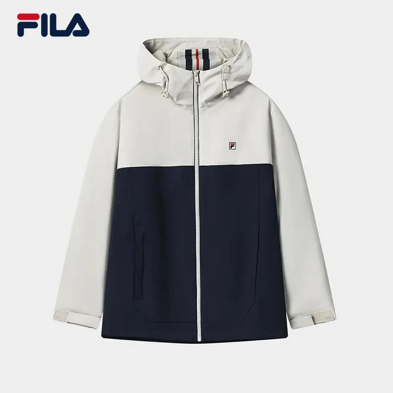 Fila/斐乐2025新款男士运动休闲户外梭织上衣外套F11M548703F