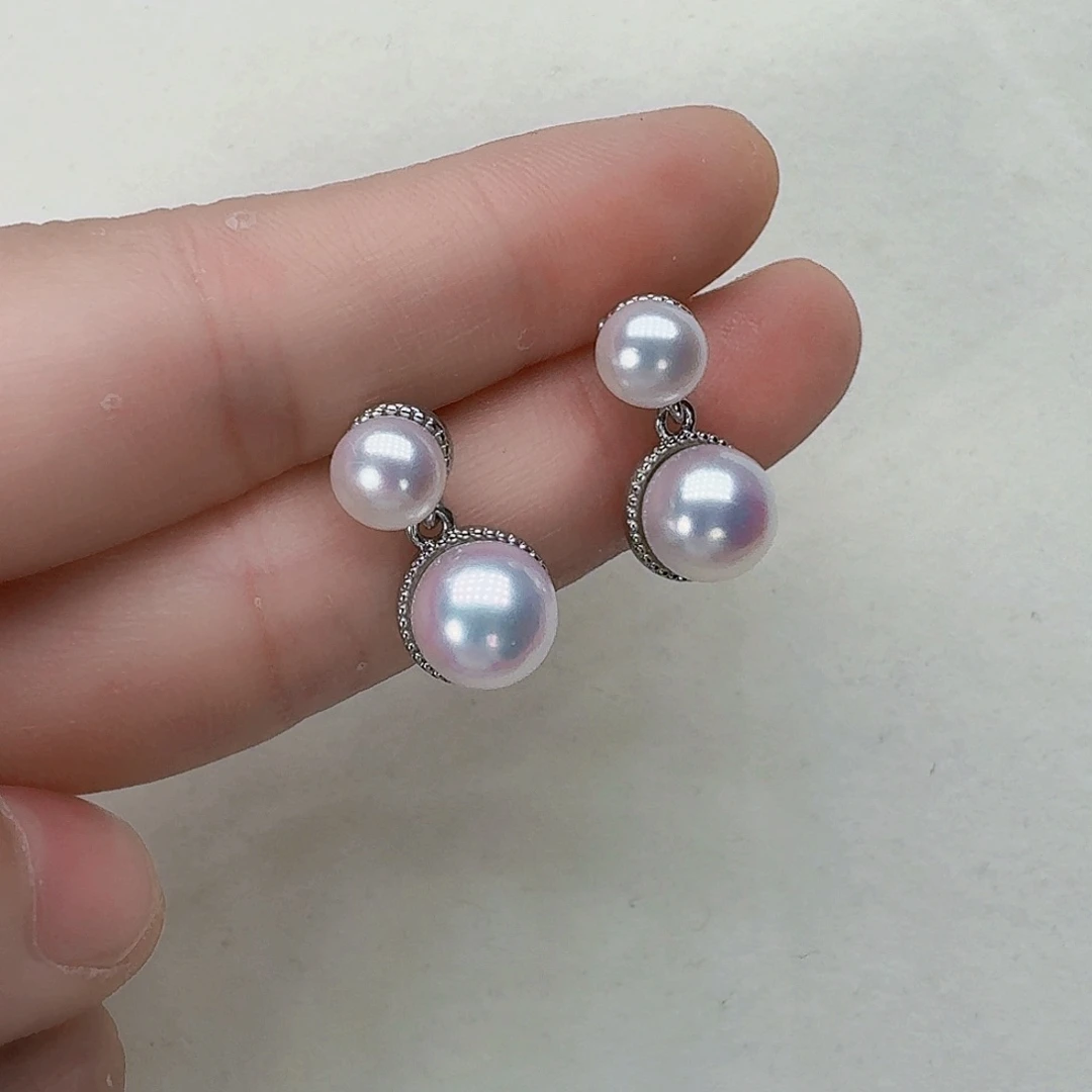未镶嵌淡水珍珠耳饰