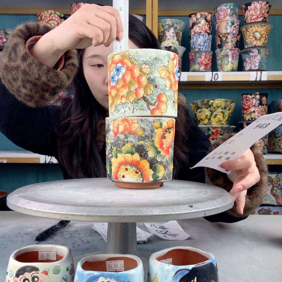 罐景德镇手工瑕疵943