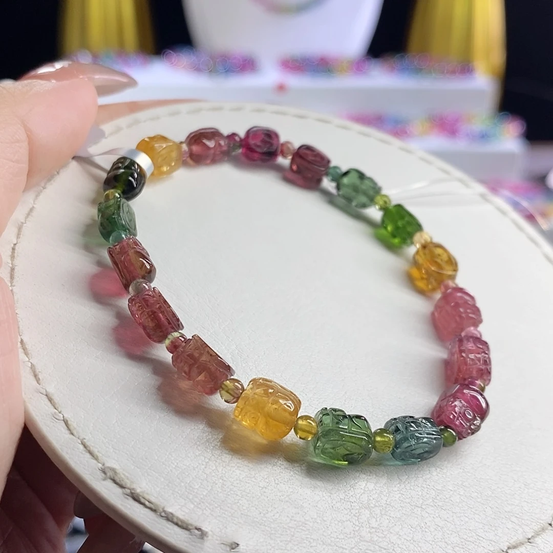 未镶嵌手链碧玺貔貅