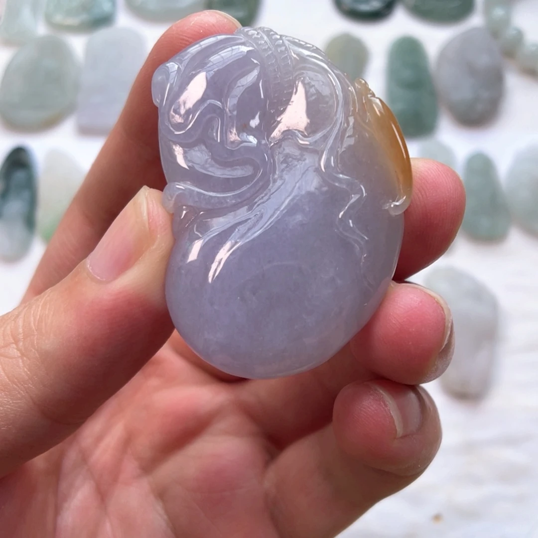 定制翡翠未镶嵌钱袋子