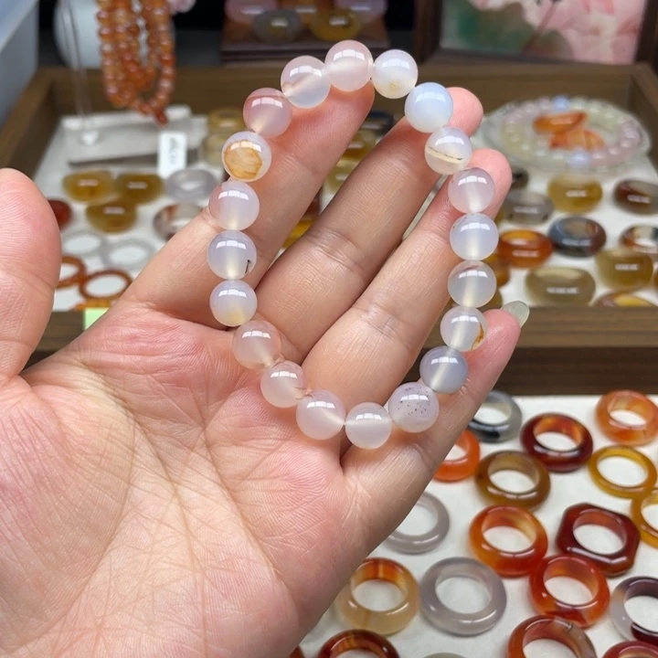 玛瑙/玉髓戒指未镶嵌