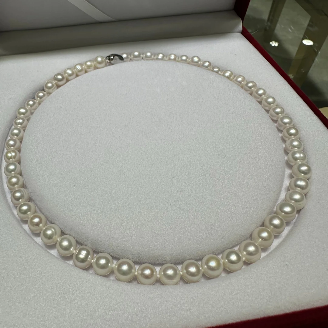 【专属】8-9mm时尚/经典/气质美女/天然珍珠项链/珠光宝气/优雅