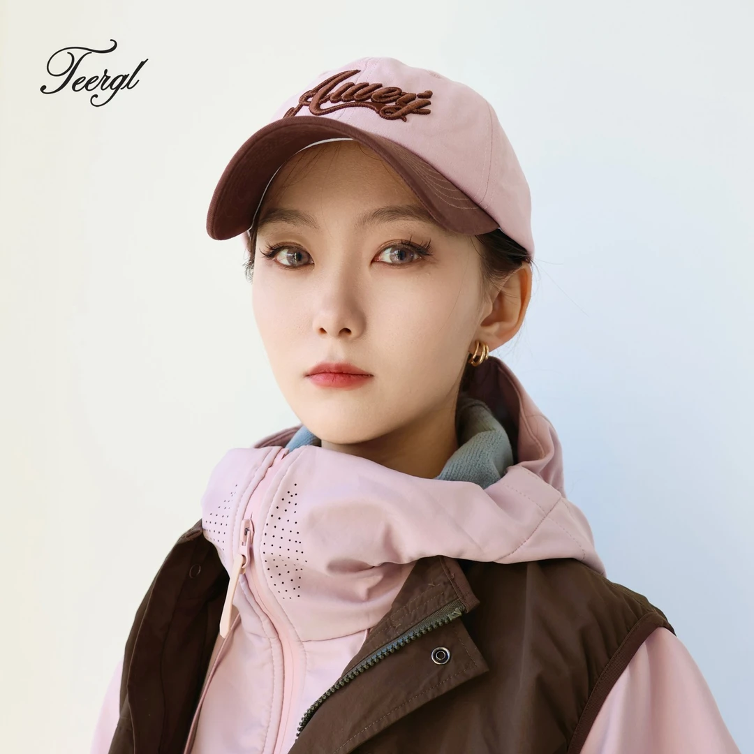 新款立体字母棒球帽女春夏户外遮阳弯檐显脸小休闲软顶鸭舌帽子男