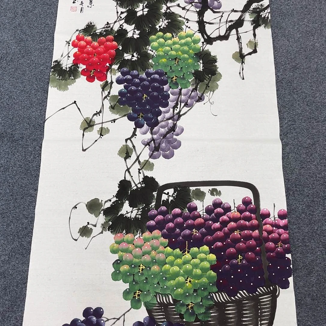 国画国画作品宣纸纯手绘