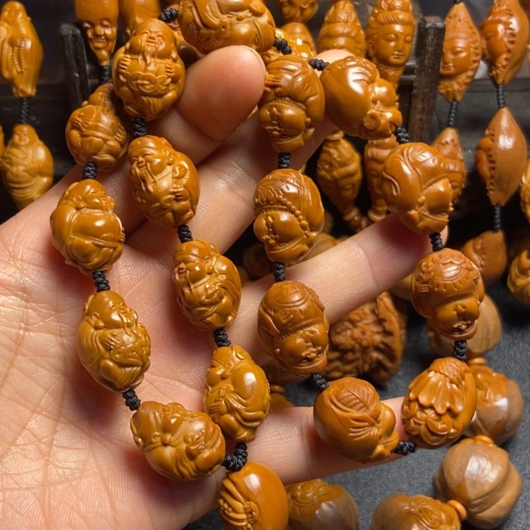 【闪购商品】手串/手链橄榄核财神手持