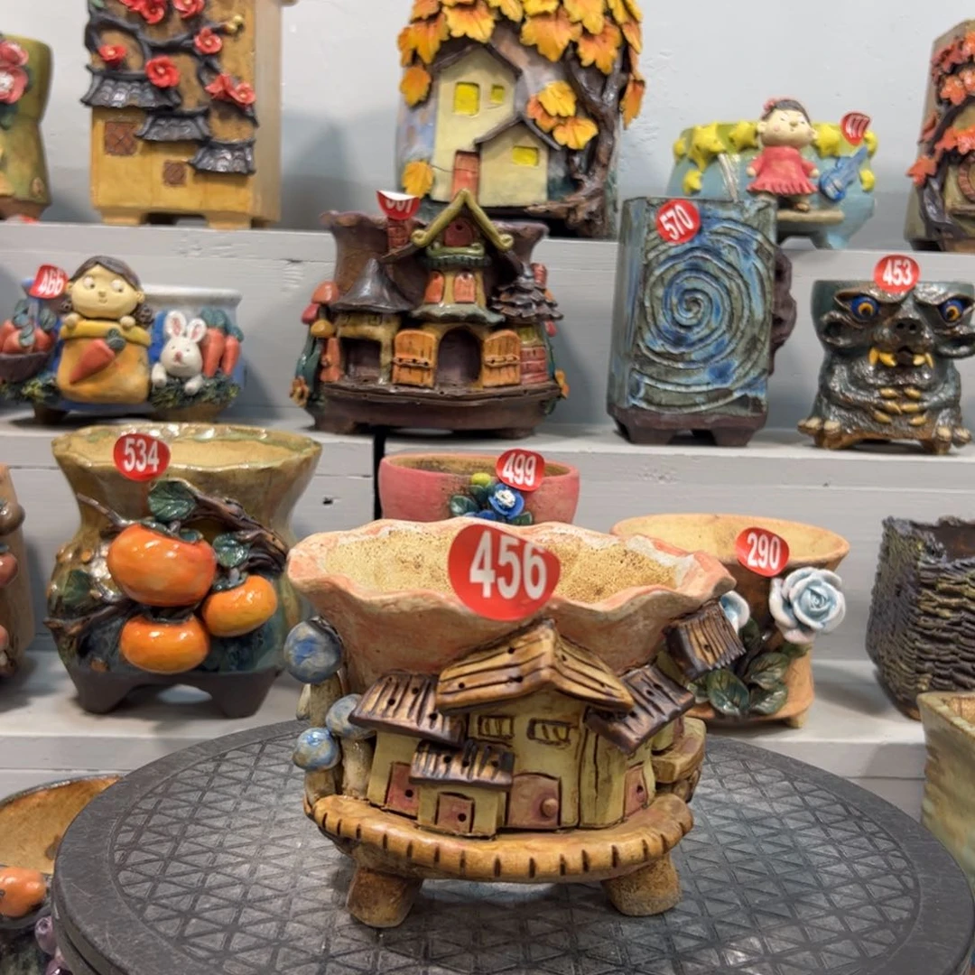 微瑕456 号陶然花器手工花盆