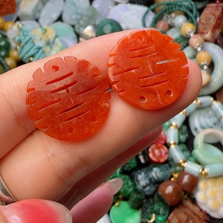 翡翠颈饰未镶嵌天然A货71