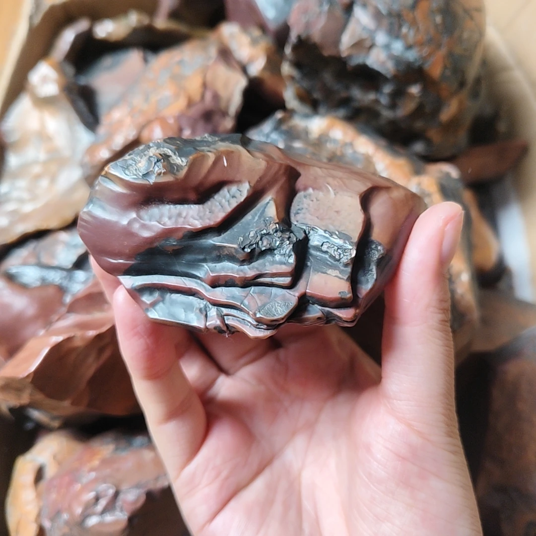 戈壁石石头手把件新疆戈壁石家居文创摆件改价