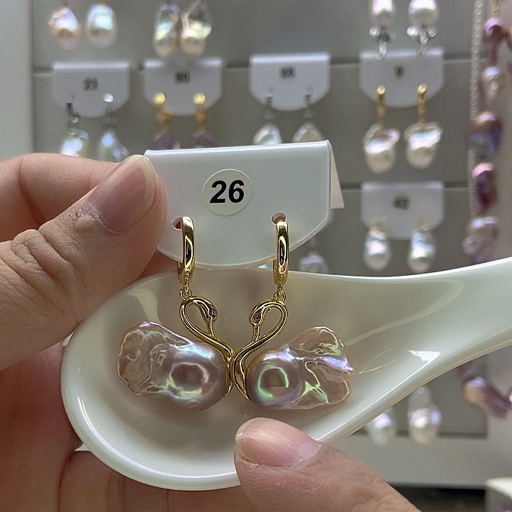 C***p银S925镶嵌淡水珍珠颈饰26