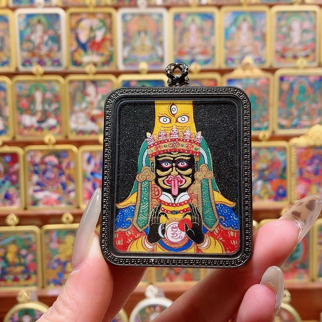 吊坠般若唐卡非遗传承