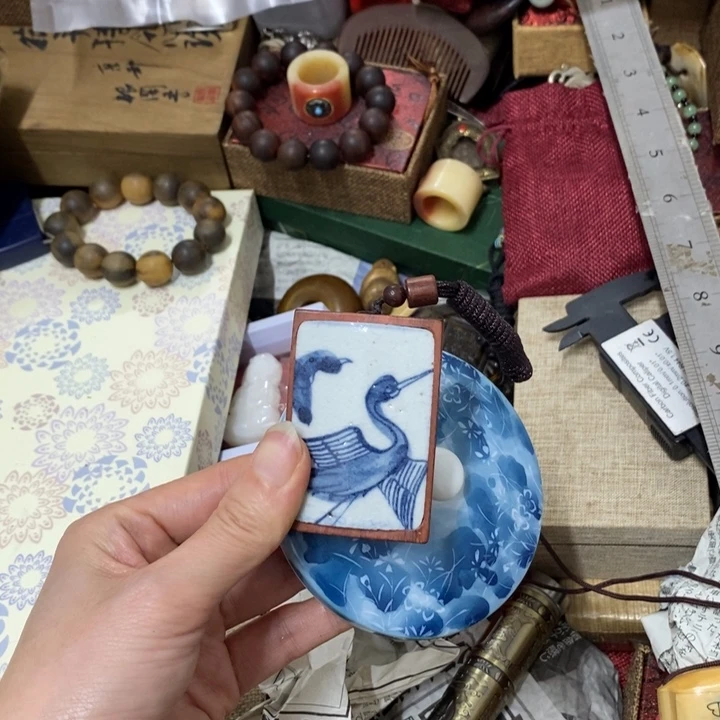 摆件中古工艺品一件