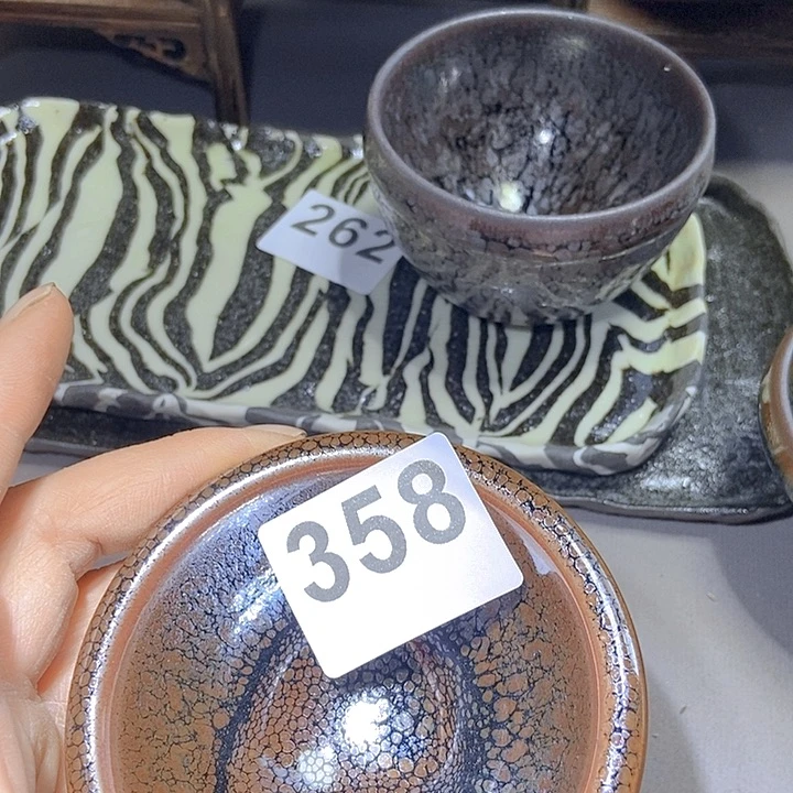 茶盏柴烧建盏主人杯