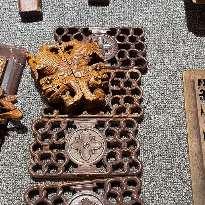 海***板陶瓷古色古香精品木雕
