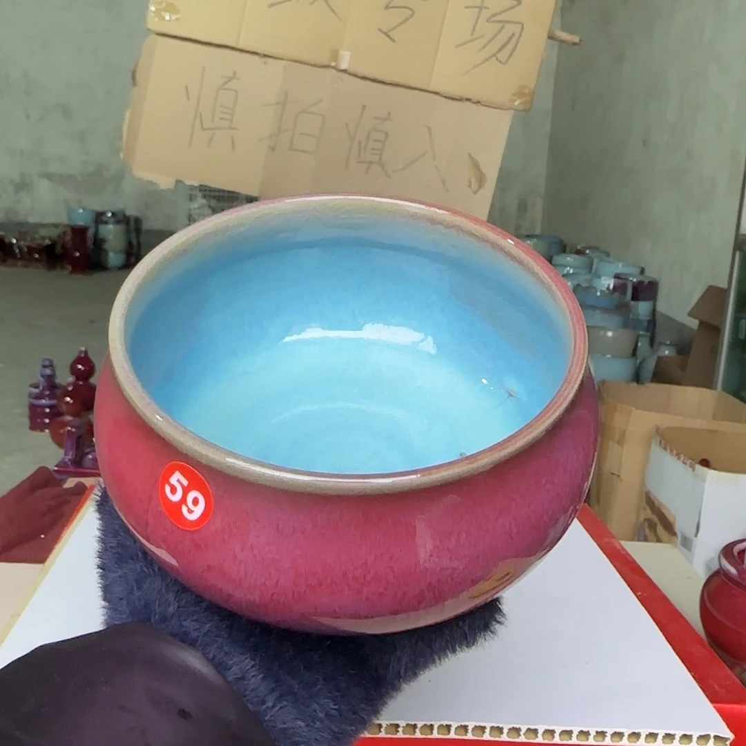 摆件陶郑家钧瓷摆件微瑕