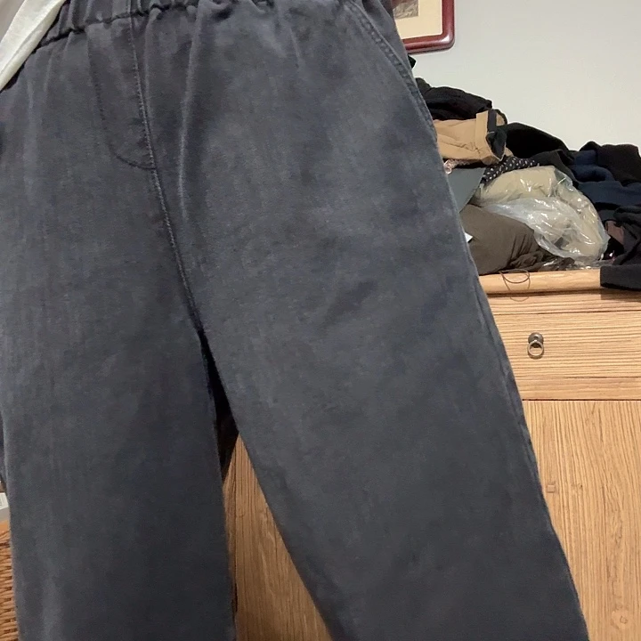 阿***娘羊羔毛M特价裤子到咯快