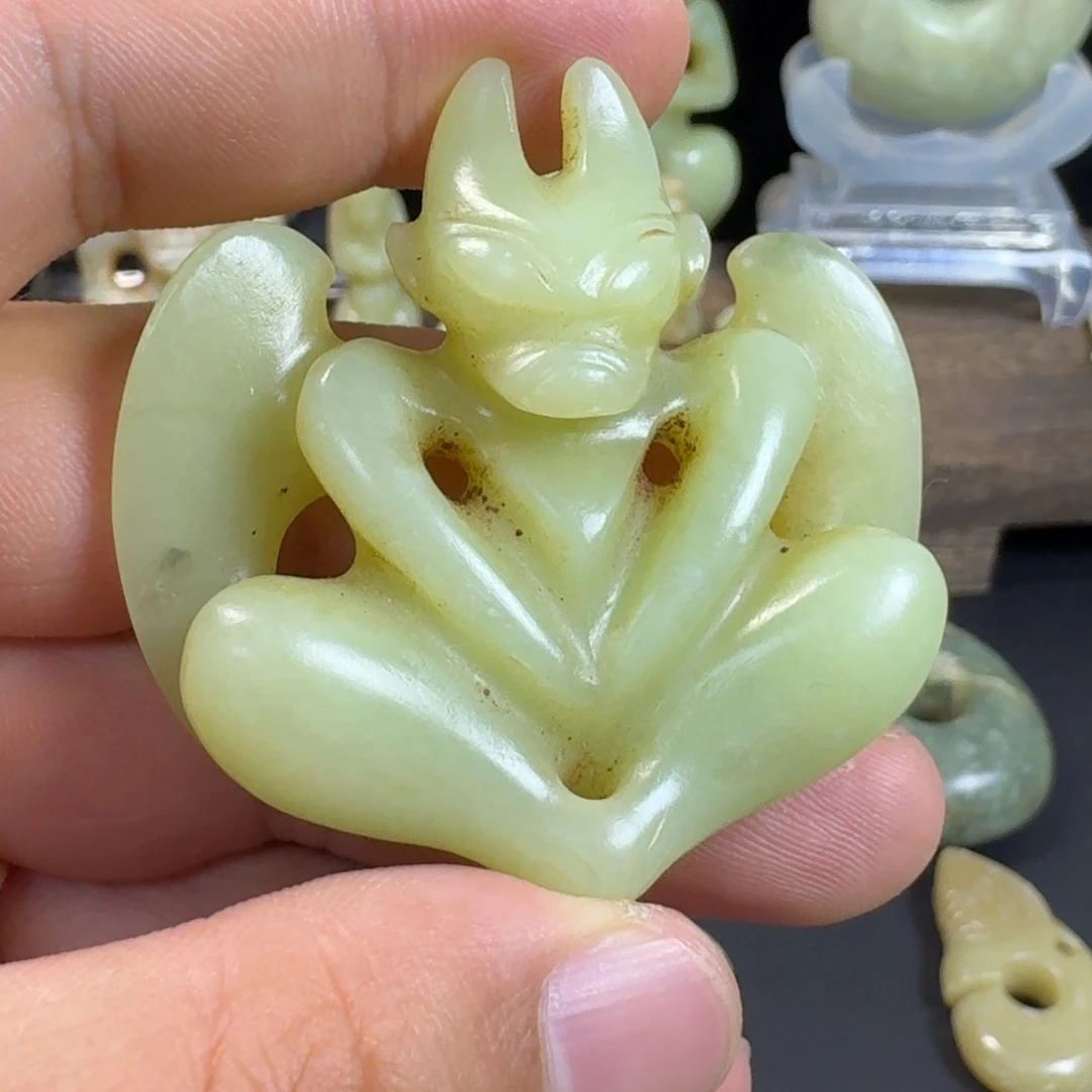 三****玉玉摆件贵人贵人型件