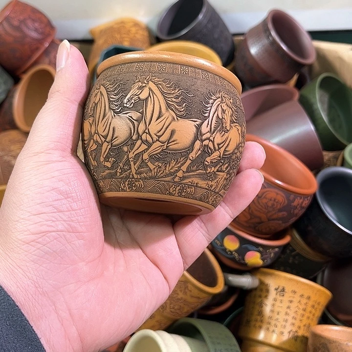 茶杯紫砂全手工紫砂主人杯