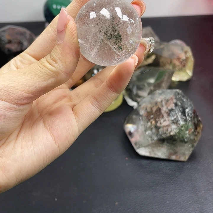 珠宝半成品钛钢水晶188水晶石