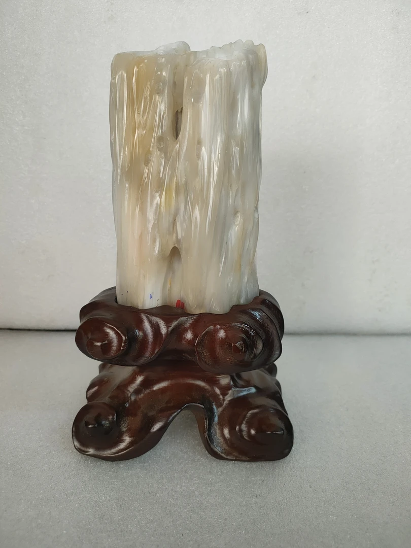 家居摆件 树化玉 奇石 026v