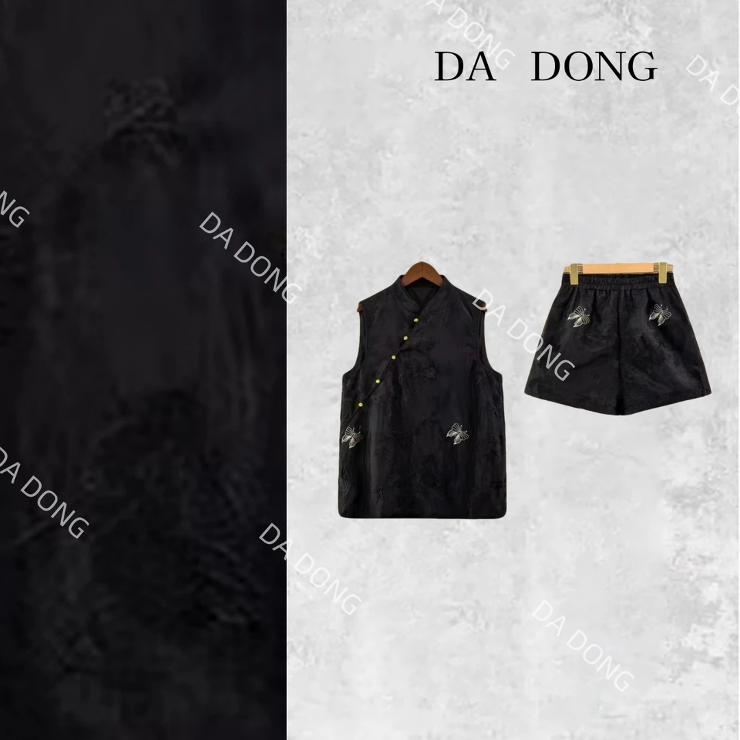 黛蝶--新中式国风气质时尚百搭小众设计夏季轻奢休闲宽松显瘦套装