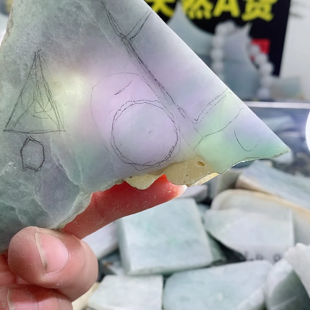 散珠翡翠天然缅甸翡翠a货6