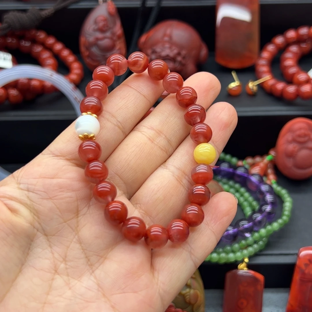 南红玛瑙未镶嵌配饰