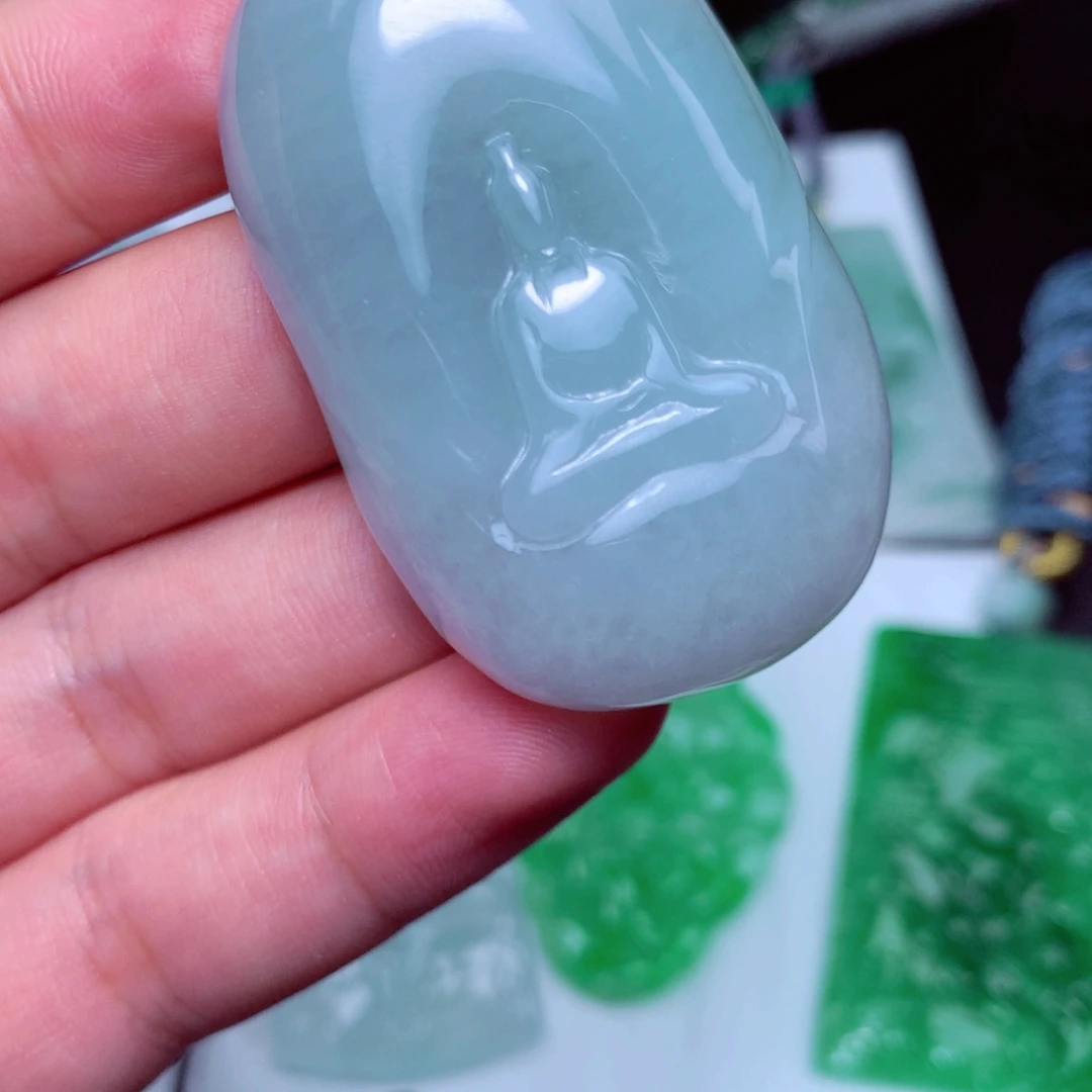 颈饰未镶嵌翡翠天然A货翡翠