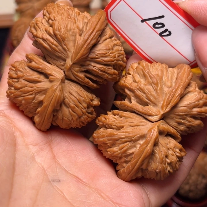 文玩核桃吊坠59毕业尺全品白狮子连体100