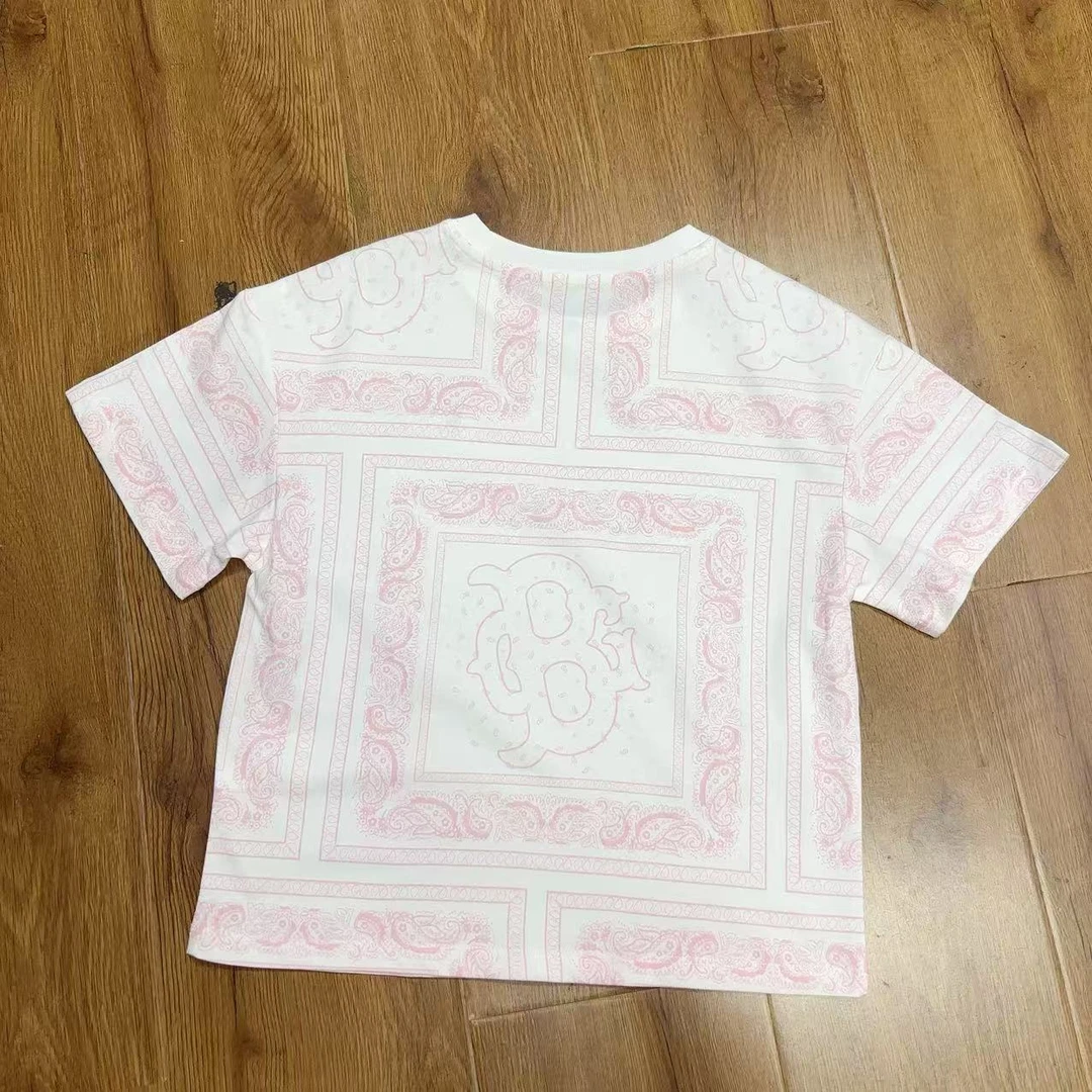 8293童短袖满印夏季薄款套头圆领童装短袖