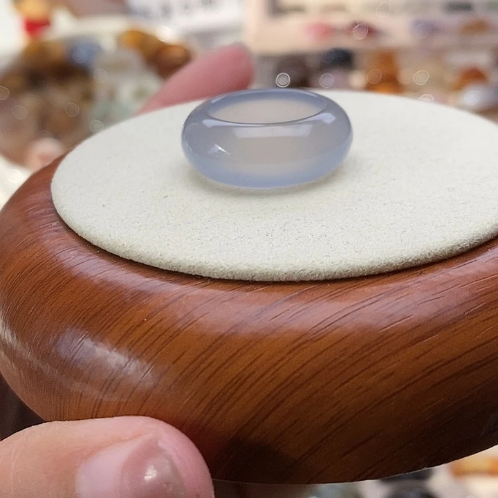 玛瑙/玉髓未镶嵌戒指A 64不退换港15内径17.4