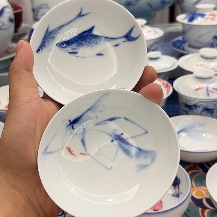 黑***白手工手绘陶瓷作品