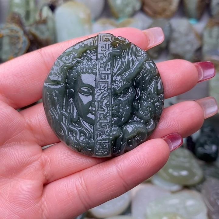 和田玉挂件未镶嵌