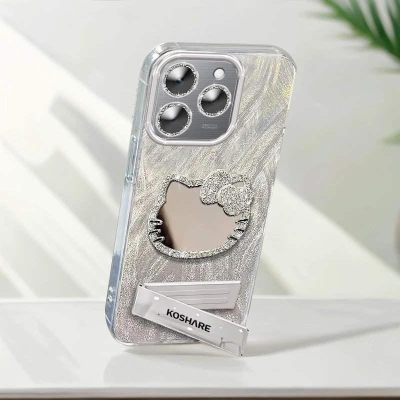 带镜头膜真我15T手机壳KT猫镜子RMX5112软壳realme15T全包防摔羽