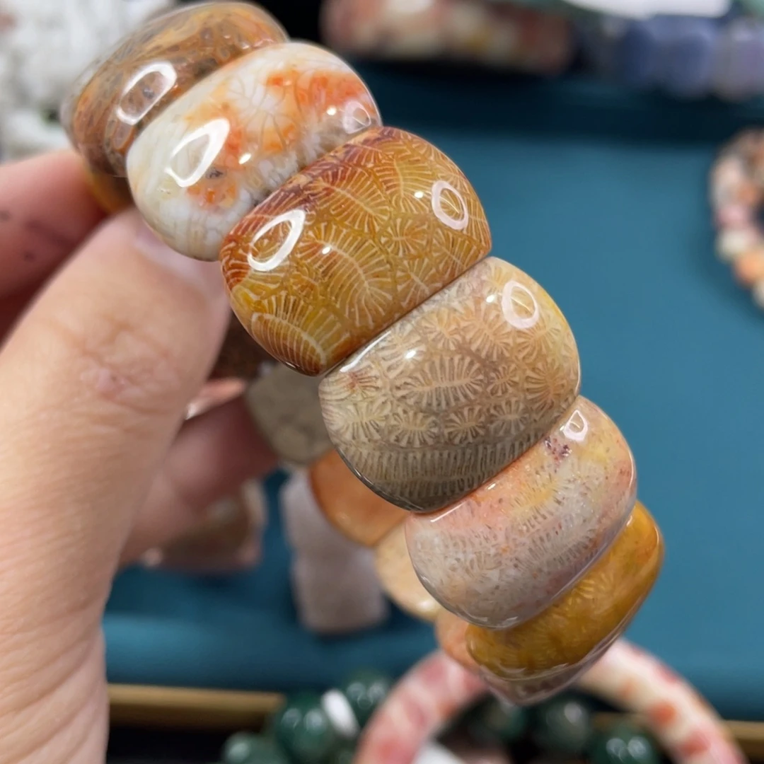 未镶嵌手镯硅化玉