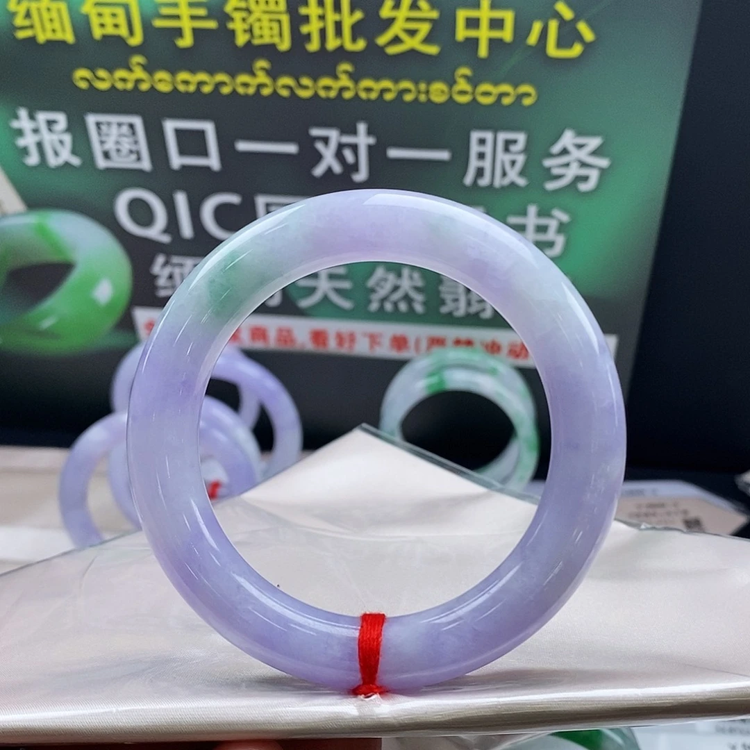 翡翠未镶嵌手镯圆