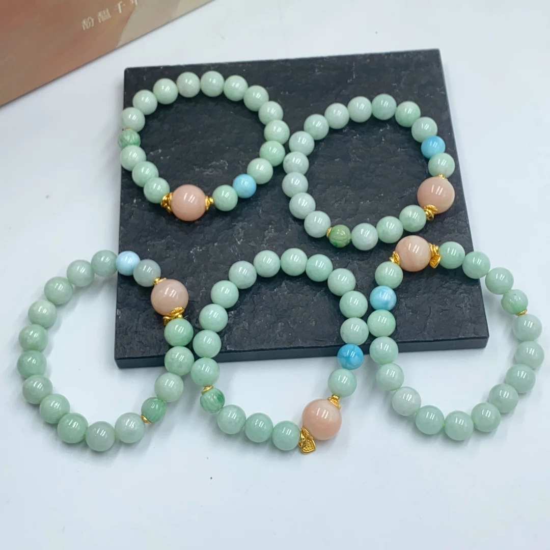 翡翠手串精美时尚气质优雅多样性发货1件