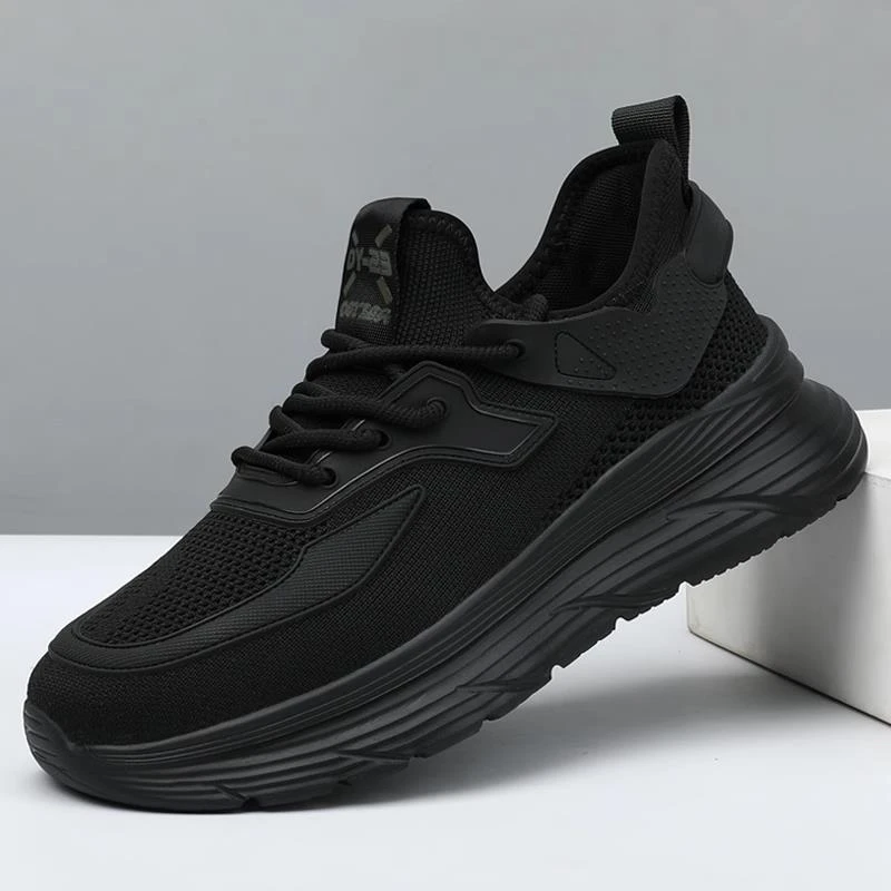 路易圣戈希网面透气男鞋休闲软底轻便夏季飞织鞋跑步鞋老爹鞋