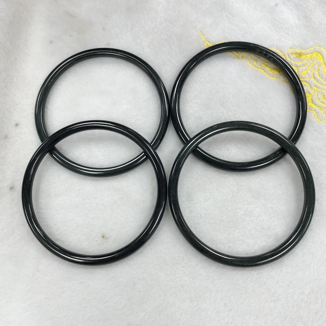 天然和田玉沙枣青手镯多样性发其一ly