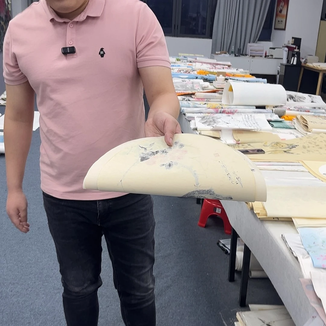 国画绘画作品多次