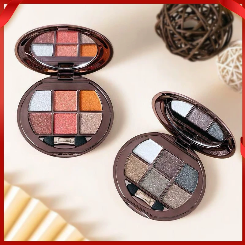 迷人小熊六色眼影盘闪耀魅力珠光哑光质地热卖款