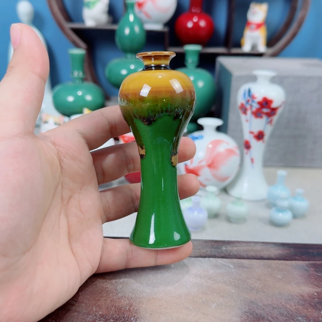 陶瓷手工小花器摆件