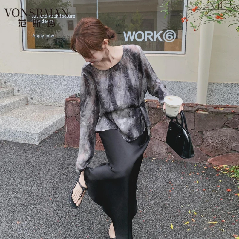 法式温柔风木耳边无袖时尚套装夏女2025新款遮肉显瘦绝美两件套