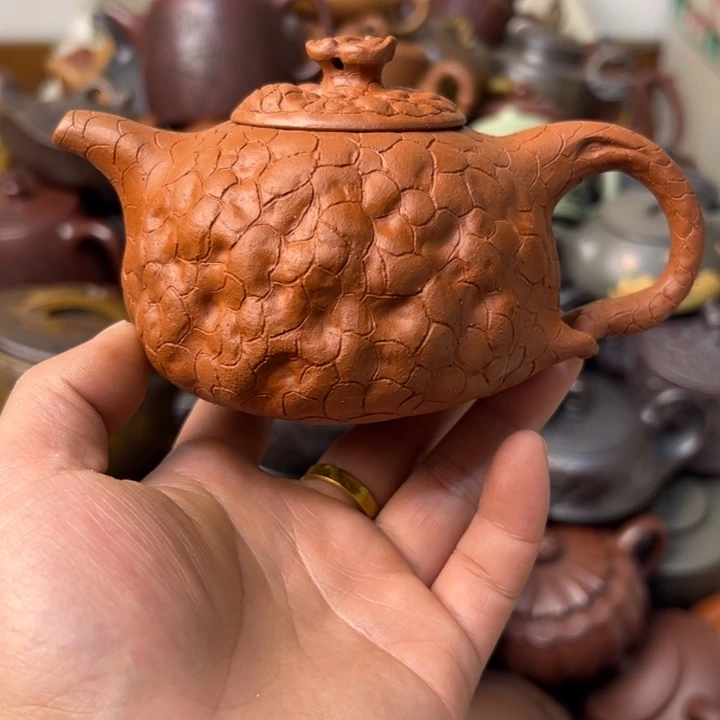 紫砂茶壶壶口磕碰