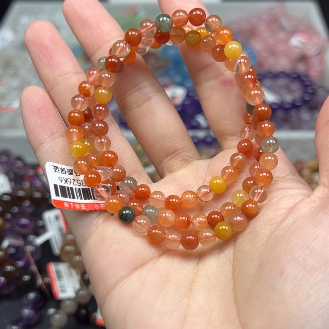 未镶嵌水晶手链卡5.7珍藏级福禄寿彩兔毛三圈121