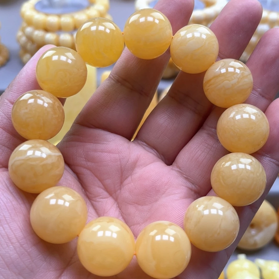 琥珀手链未镶嵌手串