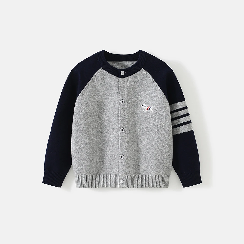 【反季609-663编码】儿童针织棉长袖春秋女童男童毛衣