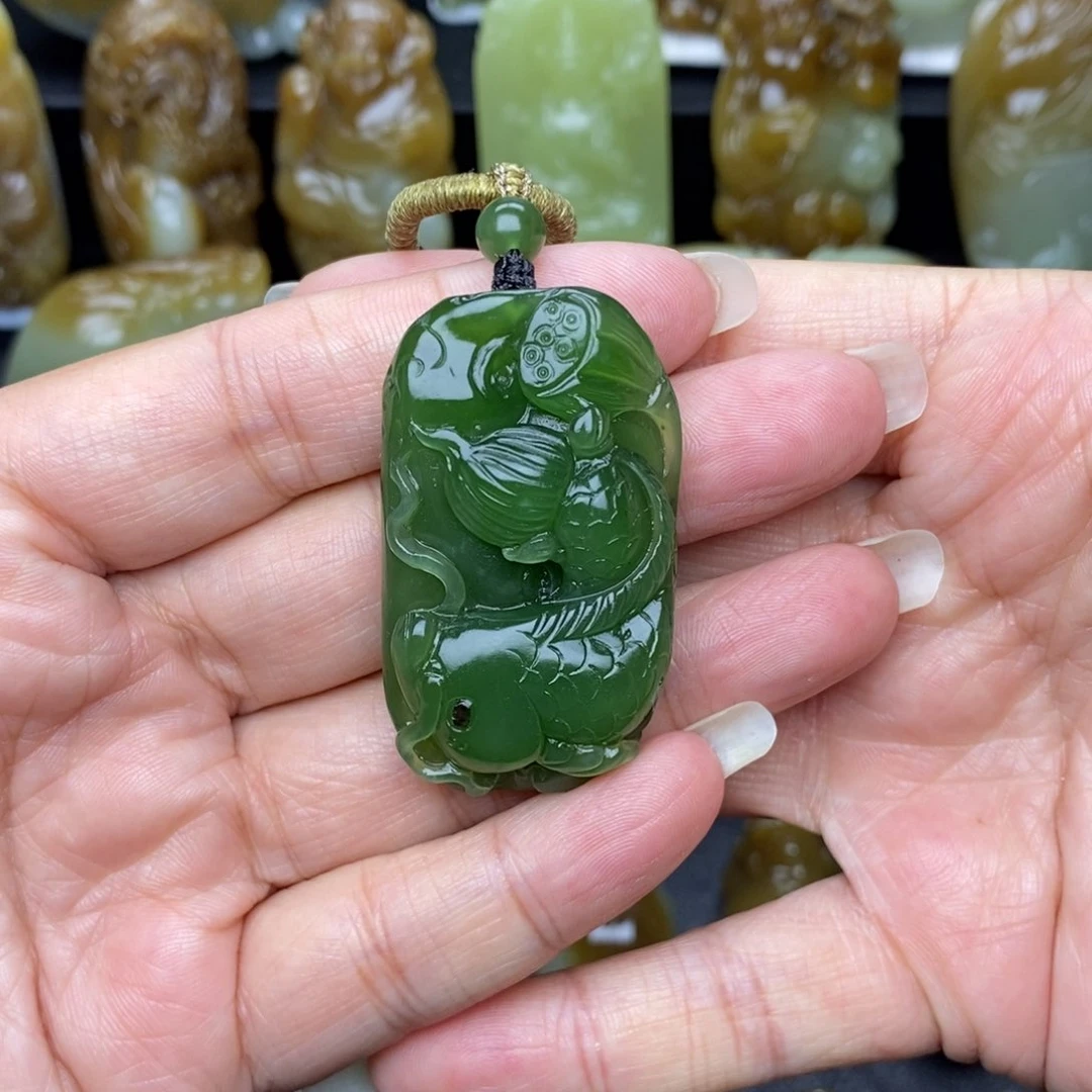 未镶嵌和田玉（碧玉）挂件